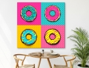  Pop Art donuts -    