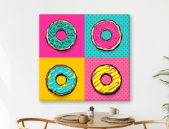 Pop Art donuts -   